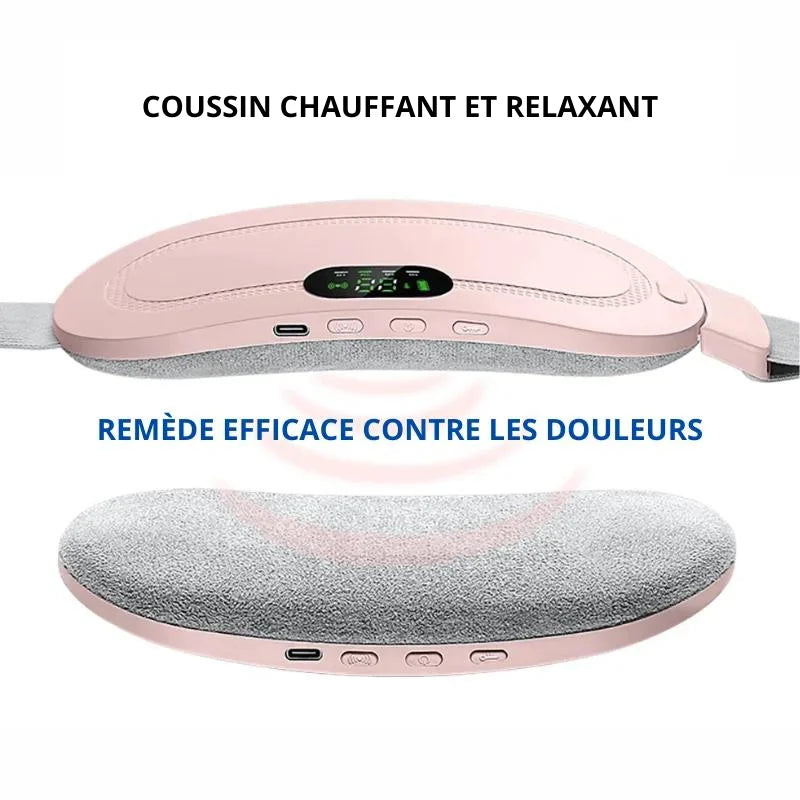 Soulagement instantané des crampes menstruelles – Ceinture chauffante et vibrante - DreamScape